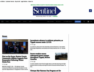 southern-sentinel.com screenshot