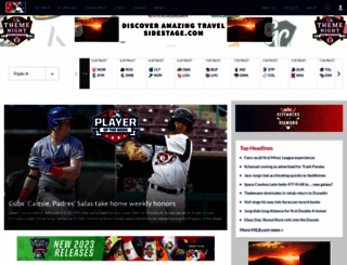 southern.league.milb.com screenshot