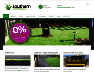 southernartificialgrass.co.uk screenshot