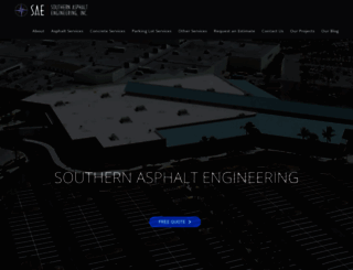 southernasphaltengineering.com screenshot