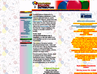 southernballoon.com screenshot