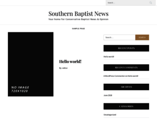 southernbaptistnews.com screenshot