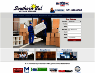 southerncalmoving.com screenshot