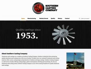southerncastingcompany.com screenshot
