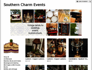 southerncharmevents.storenvy.com screenshot