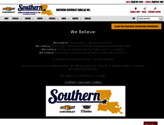 southernchevrolet.com screenshot