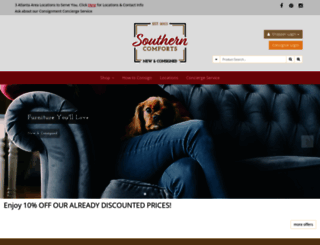 southerncomforts.com screenshot