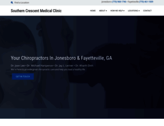 southerncrescentmedicalclinic.com screenshot
