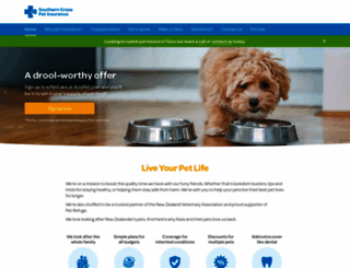 southerncrosspet.co.nz screenshot