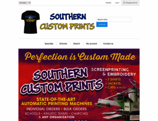 southerncustomprints.com screenshot