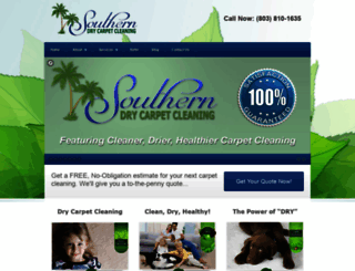southerndrycarpetcleaning.com screenshot