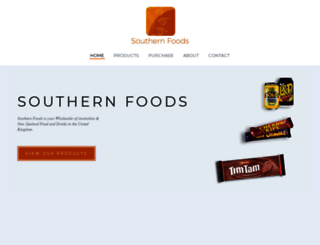 southernfoods.co.uk screenshot