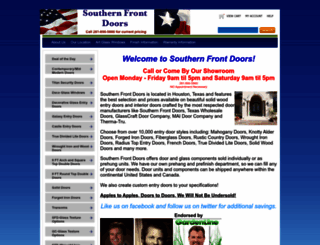 southernfrontdoorsonline.com screenshot