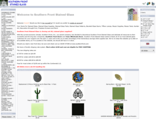southernfrontstainedglass.com screenshot