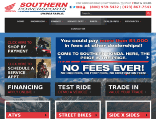 southernhonda.com screenshot