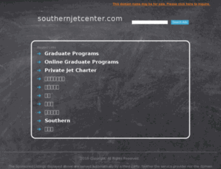 southernjetcenter.com screenshot
