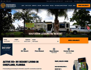 southernleisurervresort.com screenshot