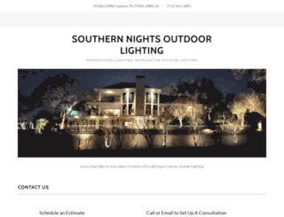 southernnightsoutdoorlighting.com screenshot