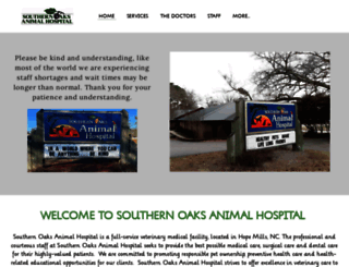 southernoaksanimalhospital.com screenshot