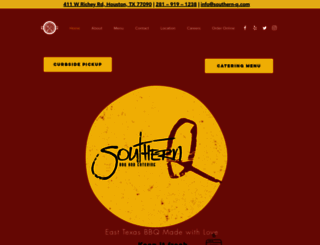 southernqbbqcatering.com screenshot