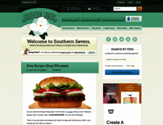 southernsavers.com screenshot