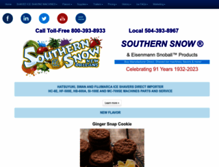 southernsnow.com screenshot
