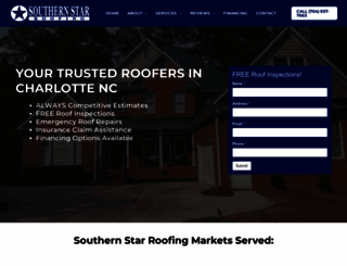 southernstarroofing.com screenshot