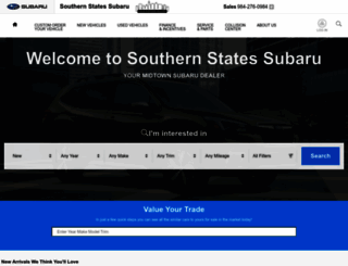 southernstatessubaru.net screenshot