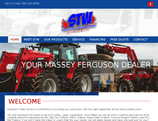 southerntrailerworks.com screenshot