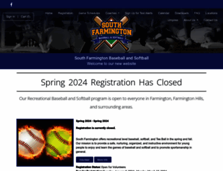 southfarmington.org screenshot