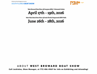 southflaboatshow.com screenshot