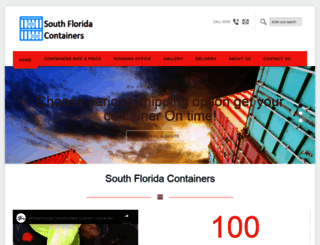 southfloridacontainers.com screenshot