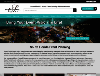southfloridaevents.com screenshot