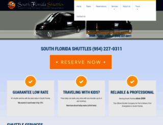 southfloridashuttles.com screenshot