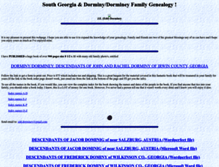 southgeorgiagenealogy.com screenshot