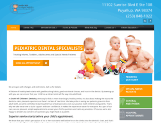 southhillchildrensdentistry.com screenshot