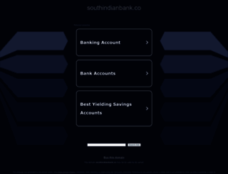 southindianbank.co screenshot