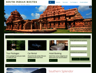 southindianroutes.in screenshot