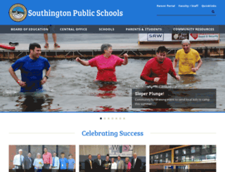 southingtonschools.org screenshot
