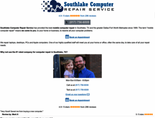 southlakecomputerrepairservice.com screenshot