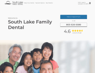 southlakefamilydentalsc.com screenshot