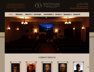southlandfuneral.com screenshot