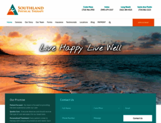southlandpt.com screenshot