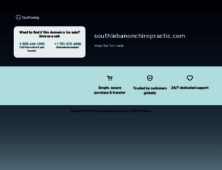 southlebanonchiropractic.com screenshot
