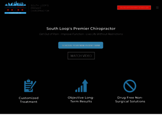 southloopchiropractor.com screenshot