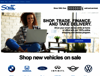 southmotorsmazda.com screenshot
