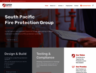southpacificfire.co.nz screenshot