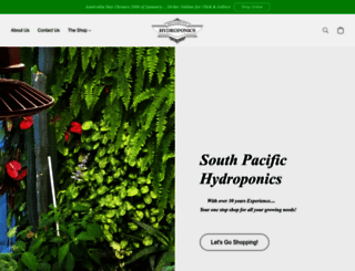 southpacifichydroponics.com screenshot