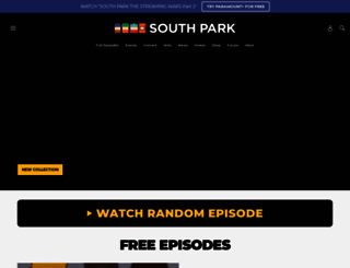 southparkstudios.no screenshot
