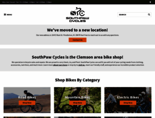 southpawcycles.com screenshot